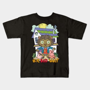 Big Bad Wolf Halloween Gift Kids T-Shirt